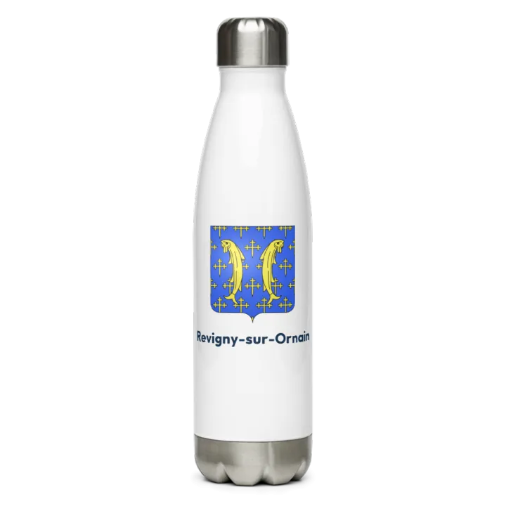Gourde inox blason de Revigny-sur-Ornain
