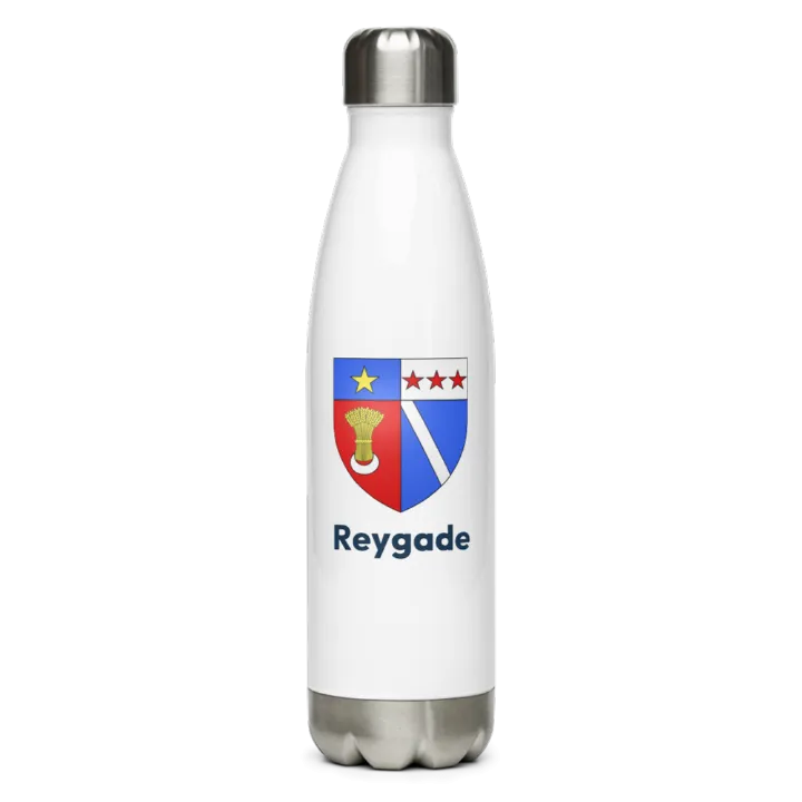 Gourde inox blason de Reygade