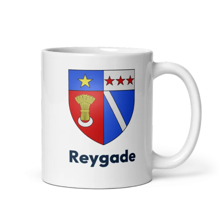 Mug blason de Reygade