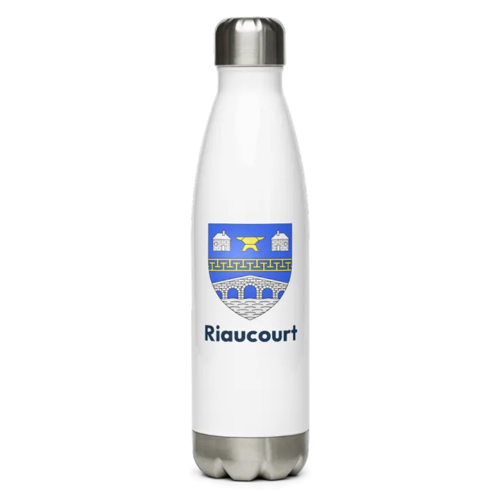 Gourde inox blason de Riaucourt
