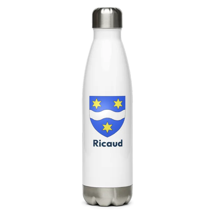 Gourde inox blason de Ricaud