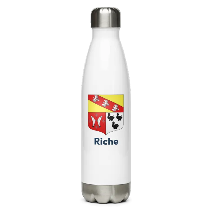 Gourde inox blason de Riche