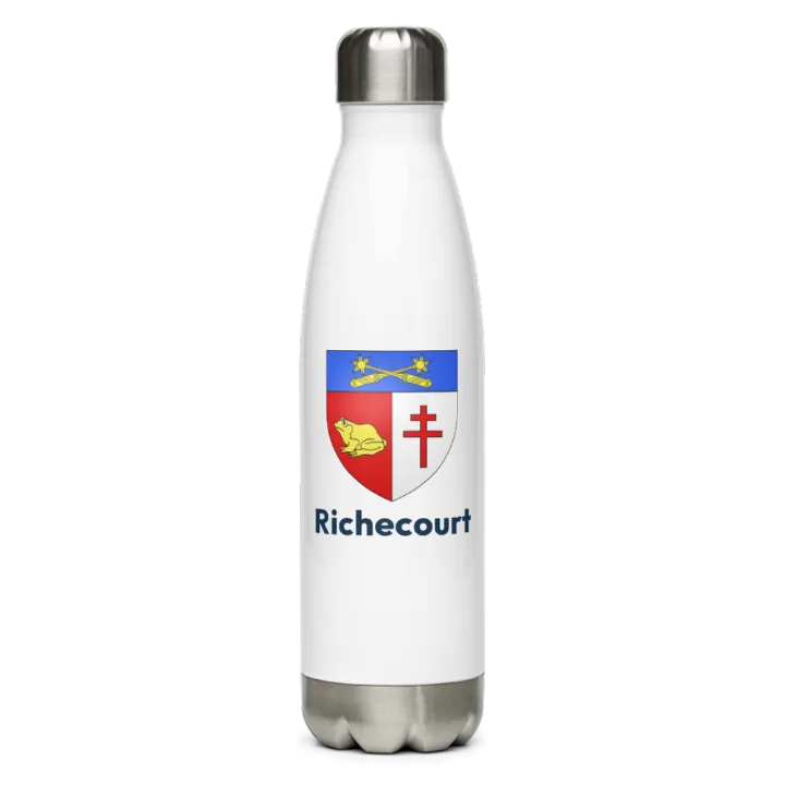 Gourde inox blason de Richecourt