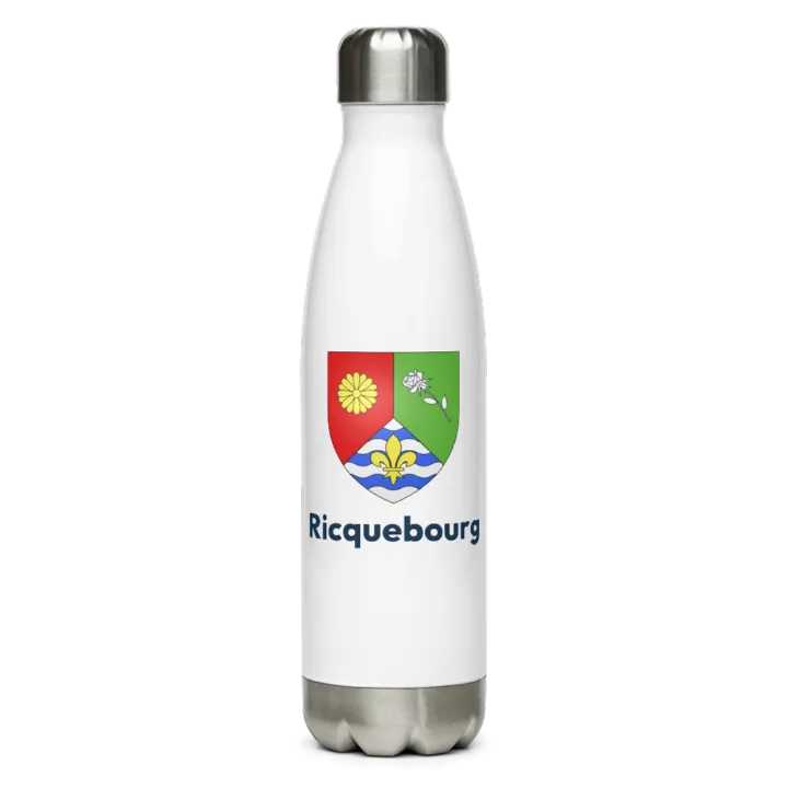 Gourde inox blason de Ricquebourg