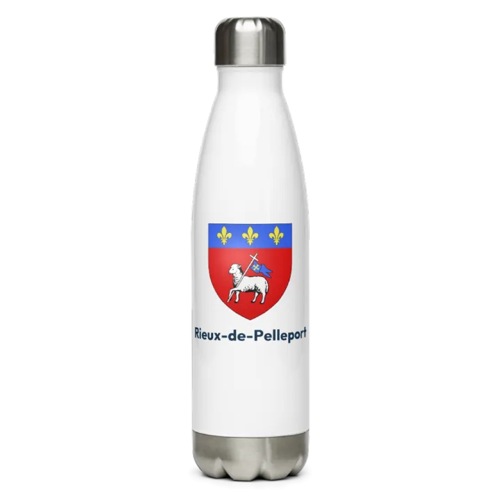 Gourde inox blason de Rieux-de-Pelleport