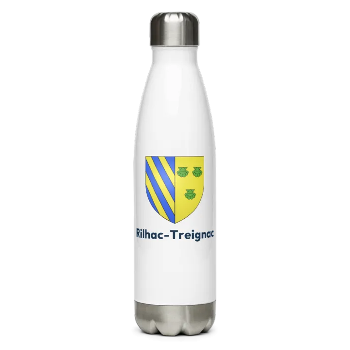 Gourde inox blason de Rilhac-Treignac