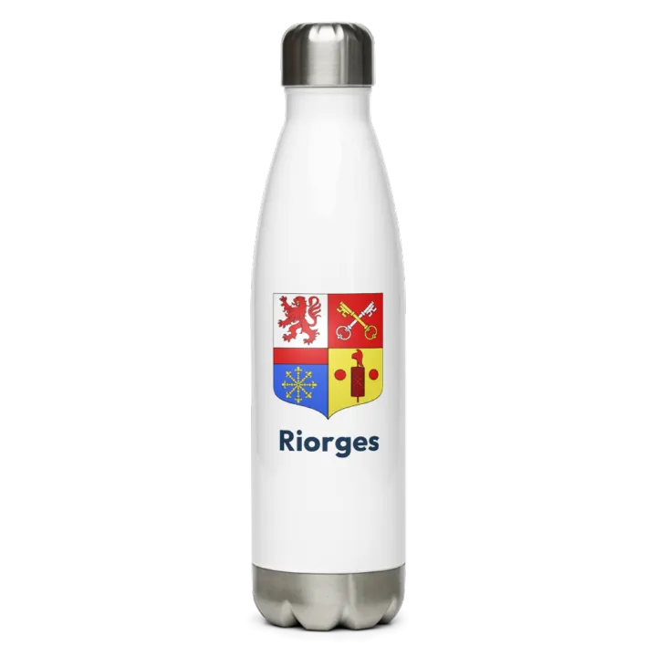 Gourde inox blason de Riorges