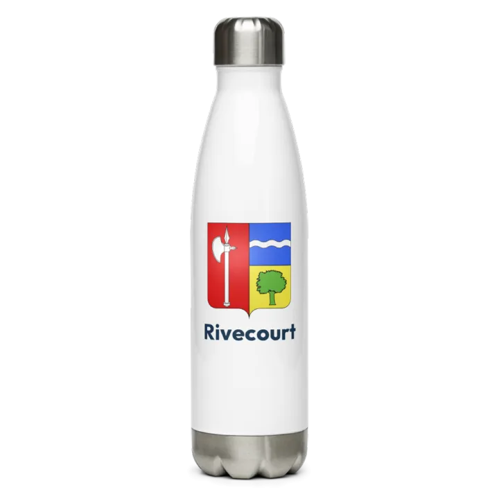 Gourde inox blason de Rivecourt