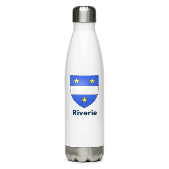 Gourde inox blason de Riverie