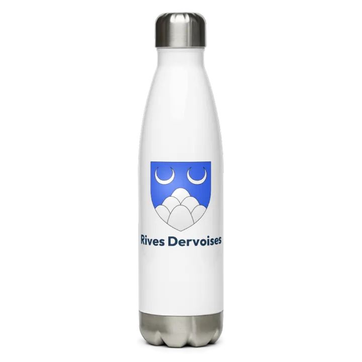 Gourde inox blason de Rives Dervoises