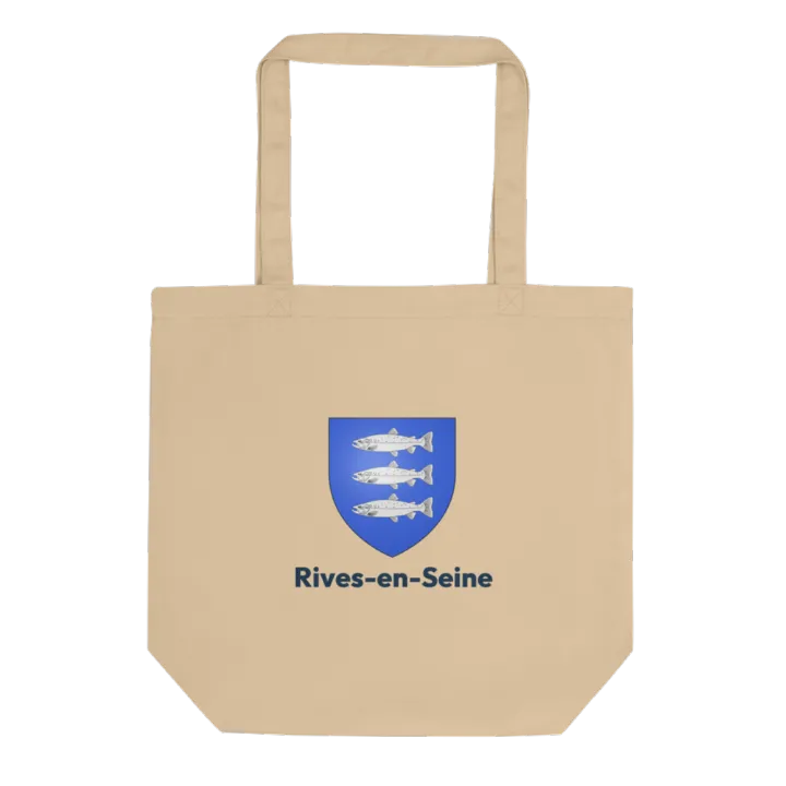 Tote bag coton bio — blason de Rives-en-Seine