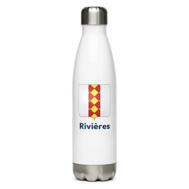 Gourde inox blason de Rivières