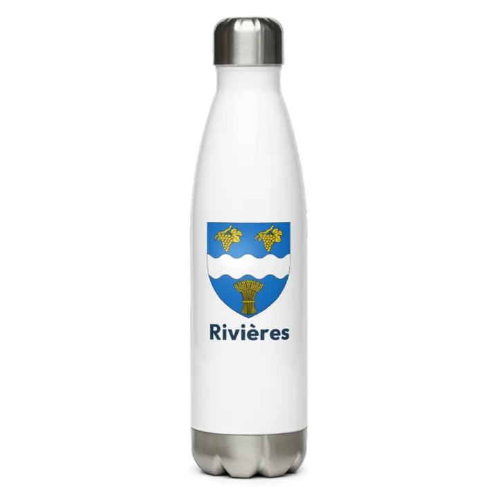 Gourde inox blason de Rivières