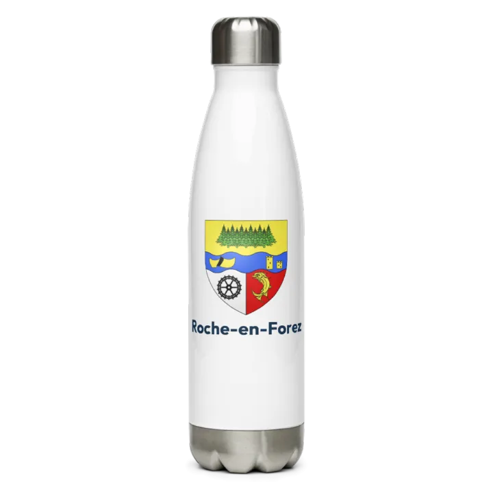 Gourde inox blason de Roche-en-Forez