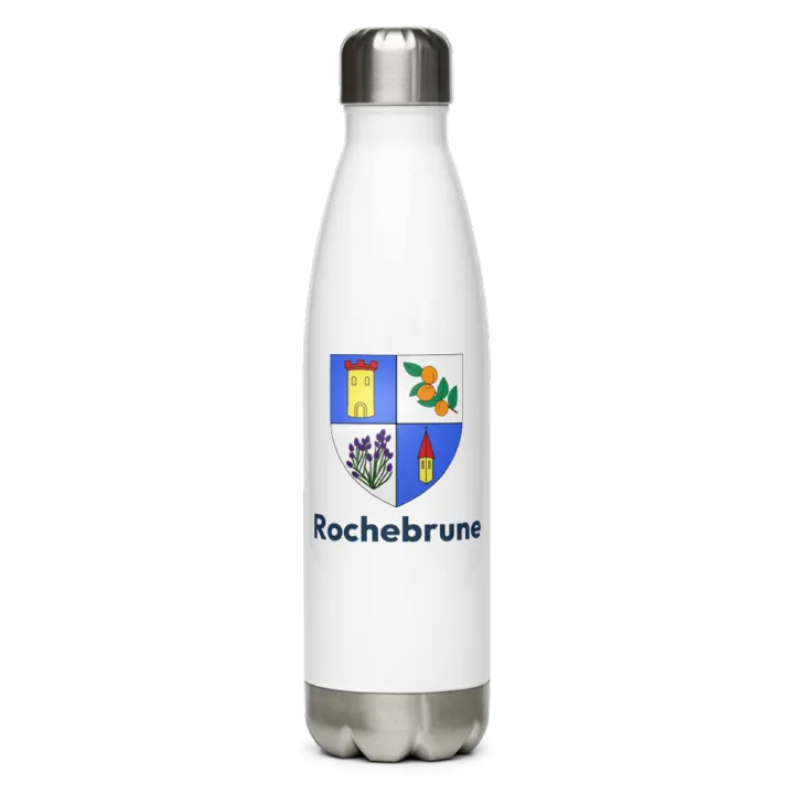 Gourde inox blason de Rochebrune