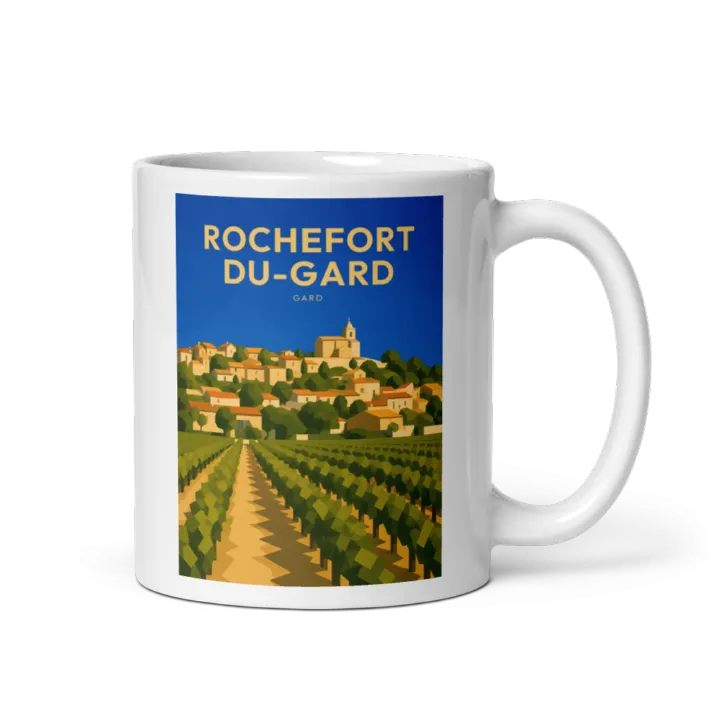 Mug — Vignobles et village de Rochefort-du-Gard