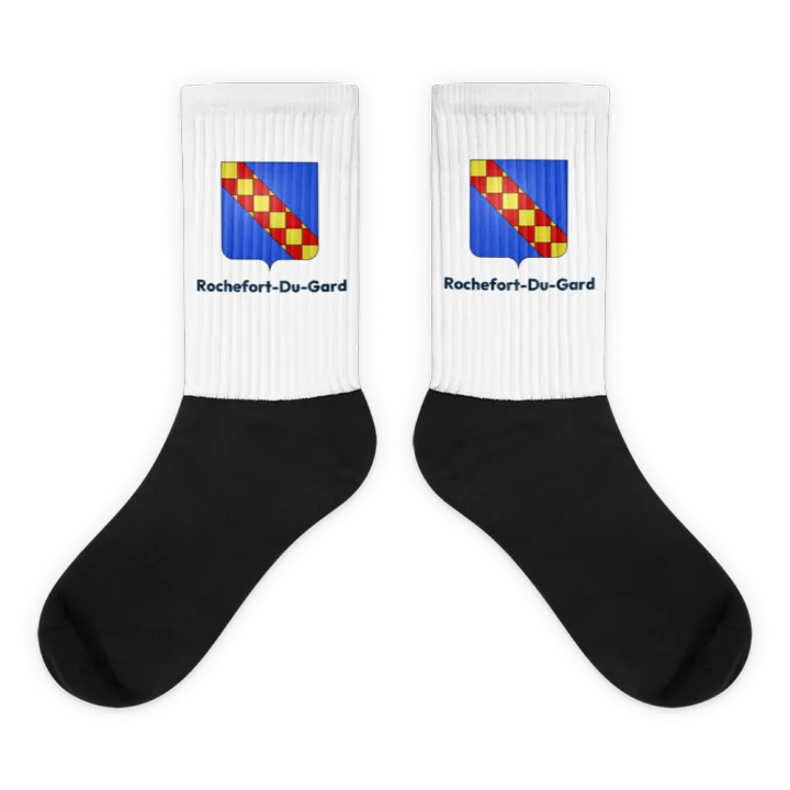 Chaussettes — blason de Rochefort-du-Gard