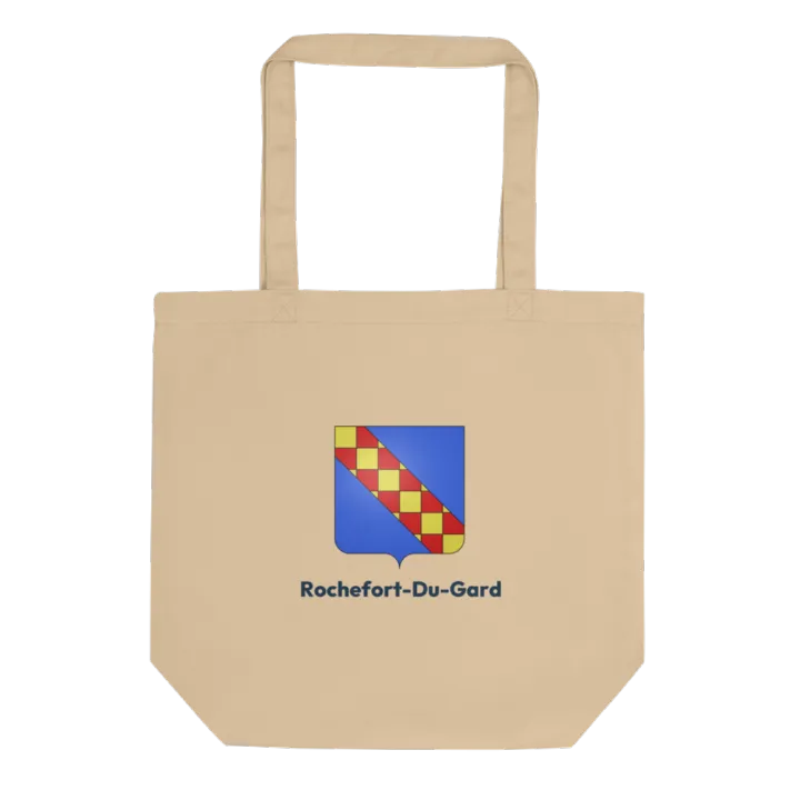 Tote bag coton bio — blason de Rochefort-du-Gard