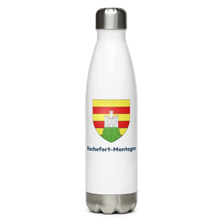 Gourde inox blason de Rochefort-Montagne
