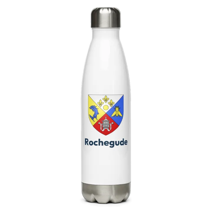 Gourde inox blason de Rochegude