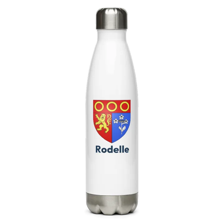 Gourde inox blason de Rodelle