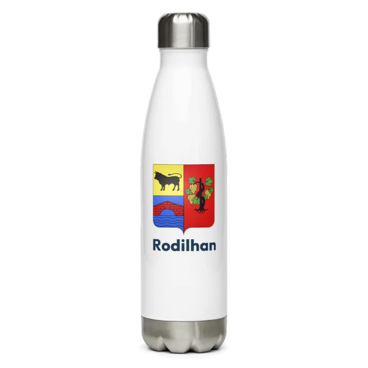 Gourde inox blason de Rodilhan
