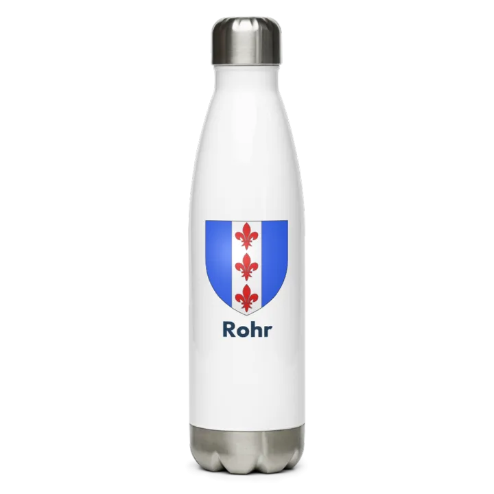 Gourde inox blason de Rohr