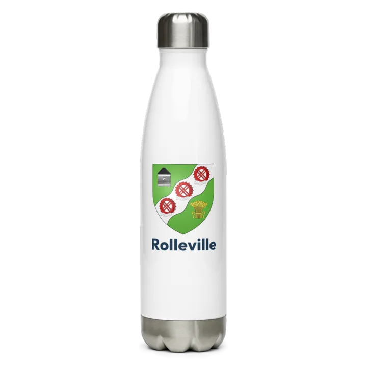 Gourde inox blason de Rolleville