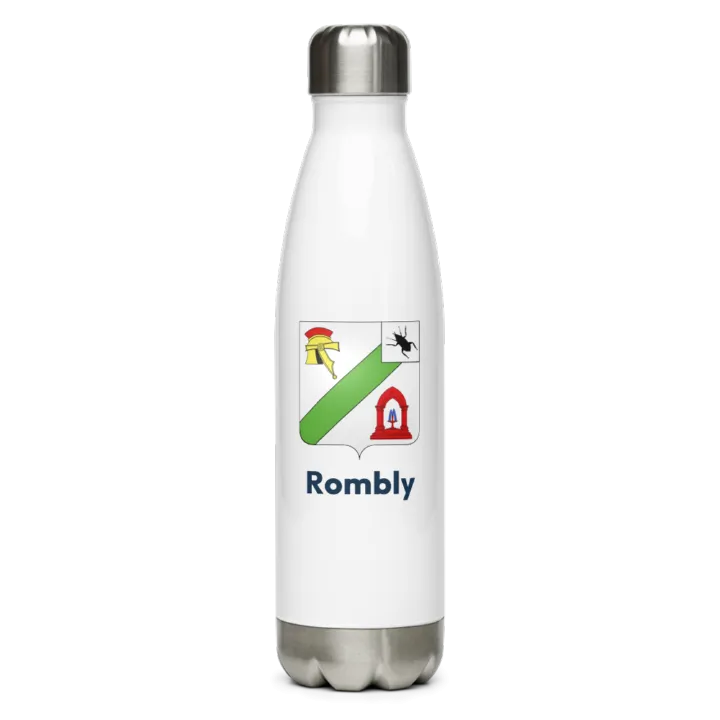 Gourde inox blason de Rombly