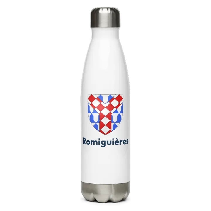 Gourde inox blason de Romiguières