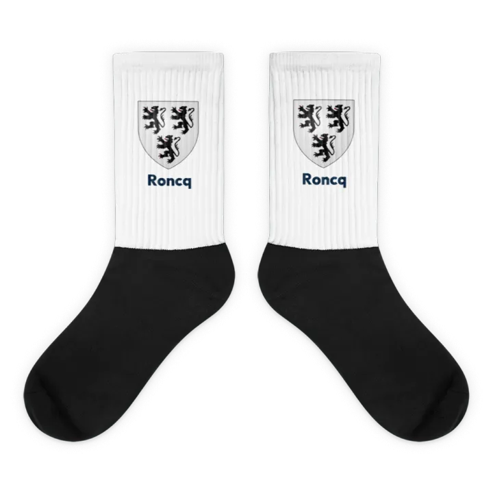 Chaussettes — blason de Roncq