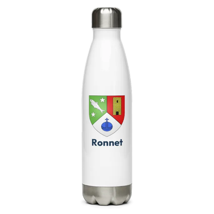 Gourde inox blason de Ronnet