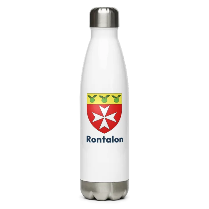 Gourde inox blason de Rontalon