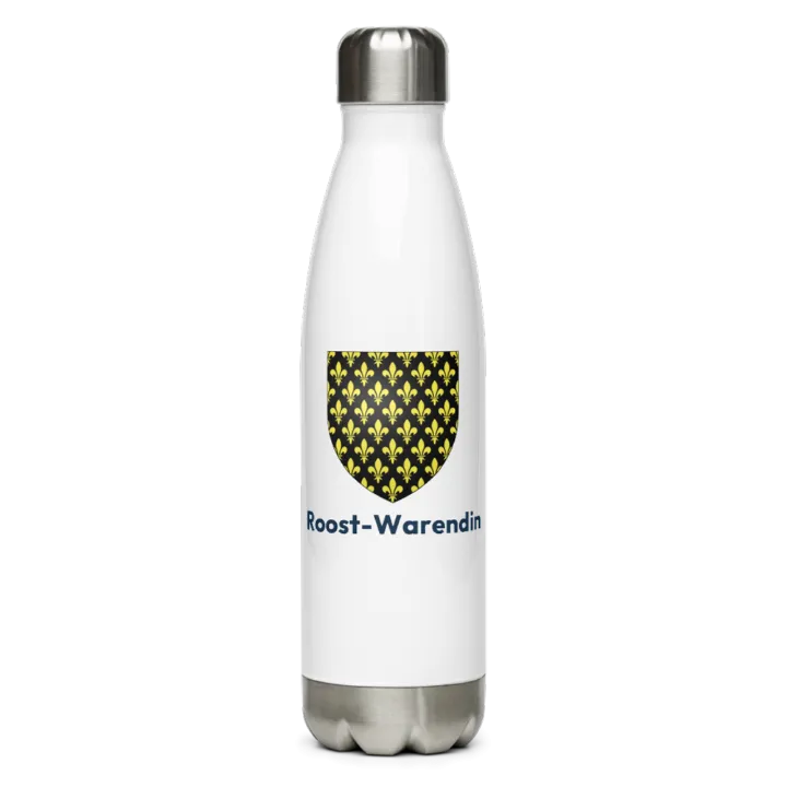 Gourde inox blason de Roost-Warendin