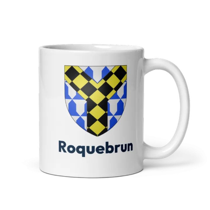 Mug blason de Roquebrun