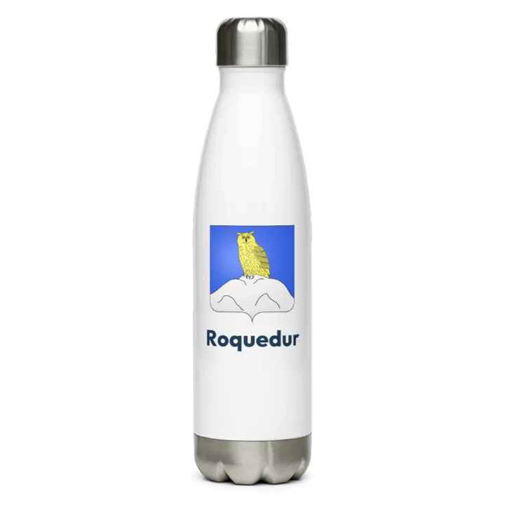 Gourde inox blason de Roquedur