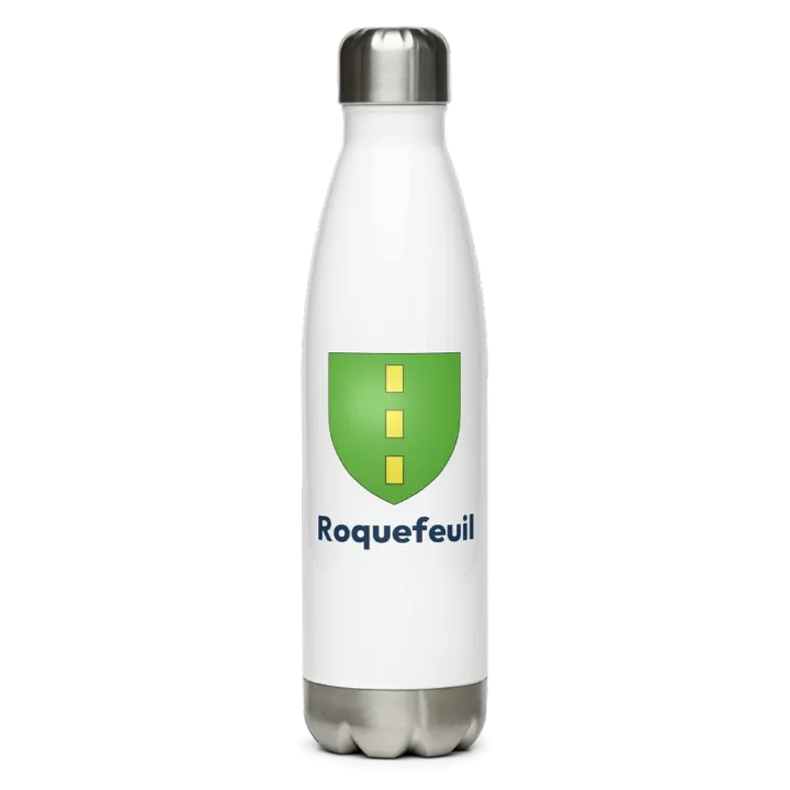 Gourde inox blason de Roquefeuil