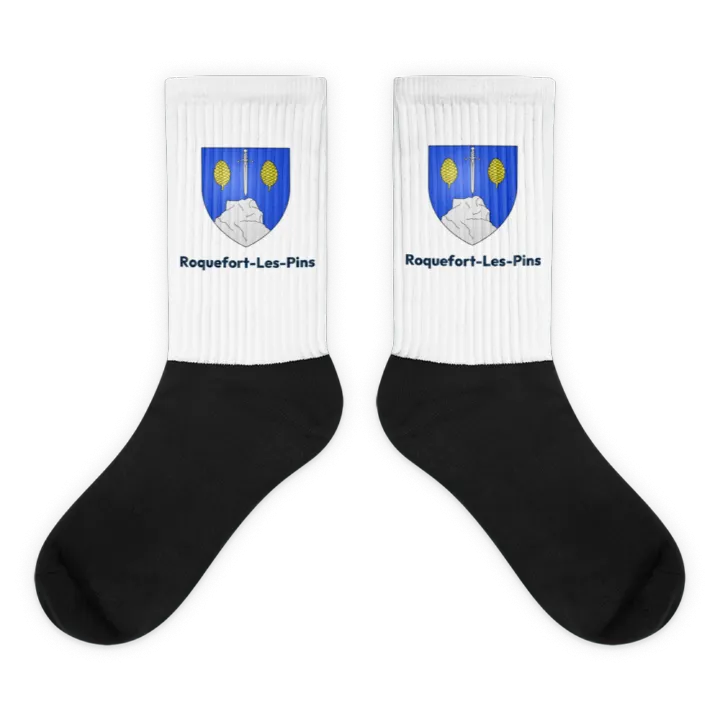 Chaussettes — blason de Roquefort-les-Pins
