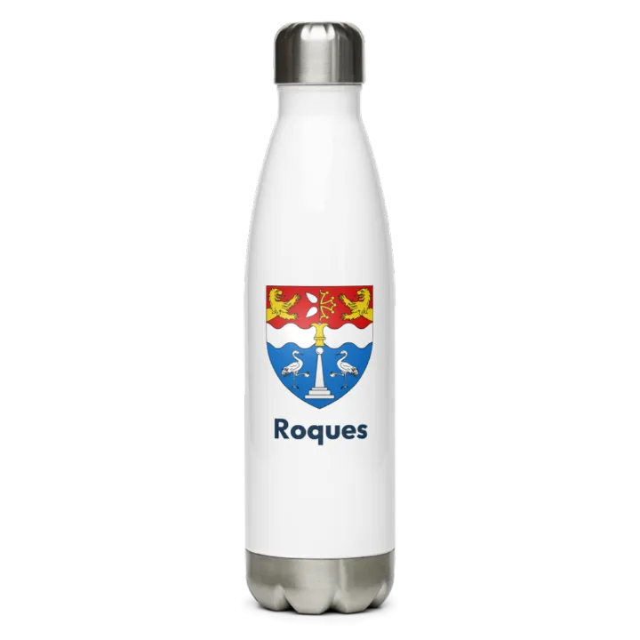 Gourde inox blason de Roques