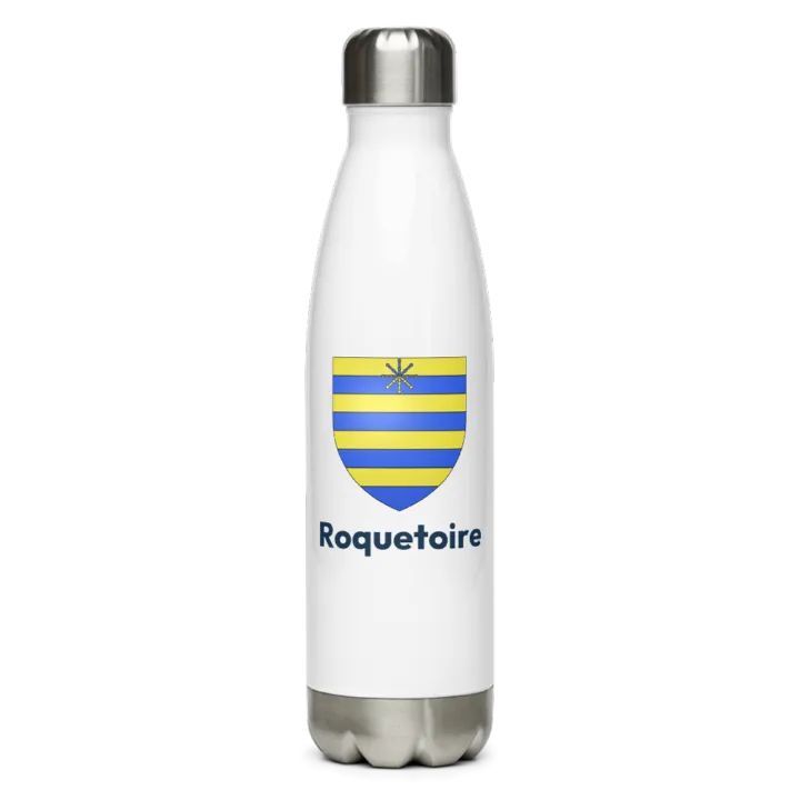 Gourde inox blason de Roquetoire