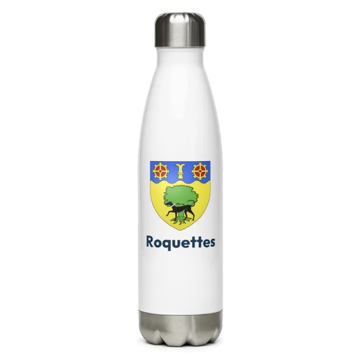 Gourde inox blason de Roquettes