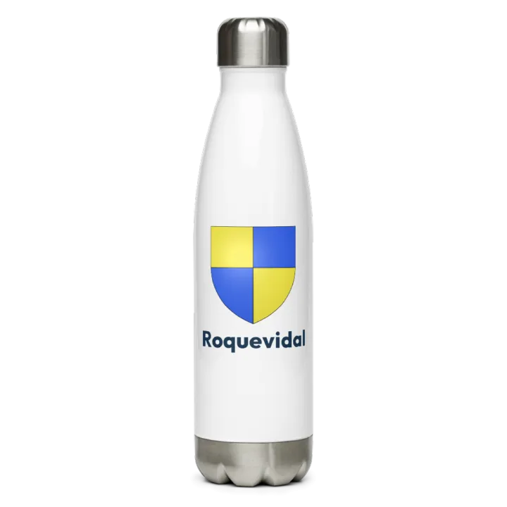 Gourde inox blason de Roquevidal