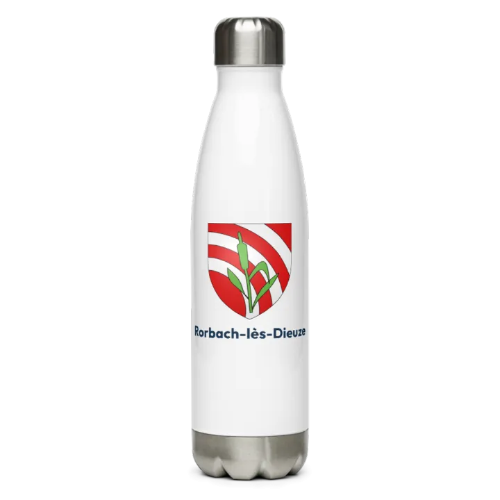 Gourde inox blason de Rorbach-lès-Dieuze