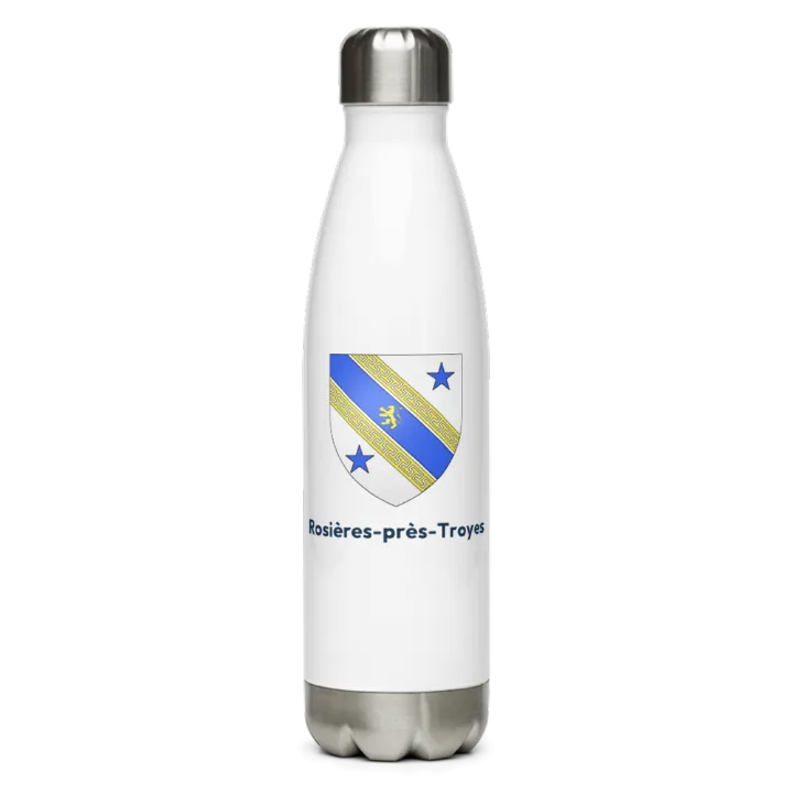 Gourde inox blason de Rosières-près-Troyes