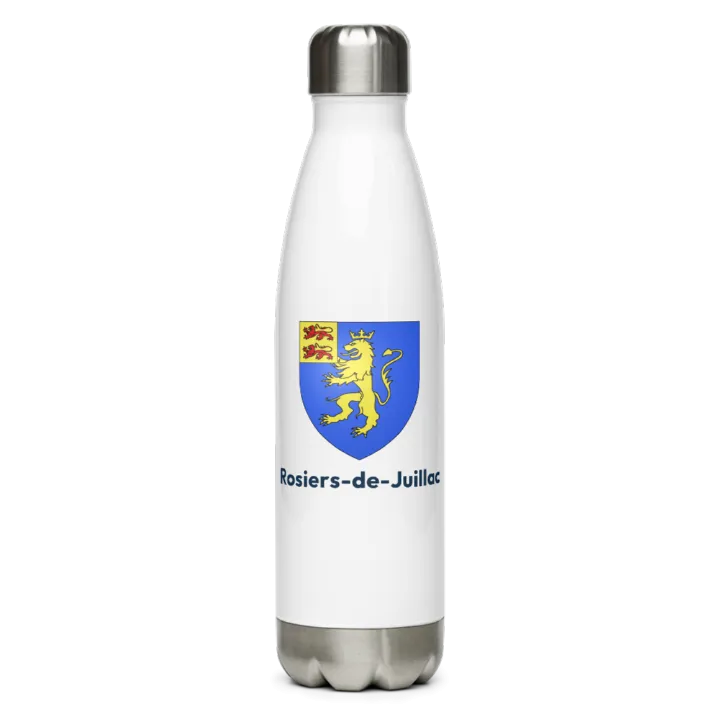 Gourde inox blason de Rosiers-de-Juillac