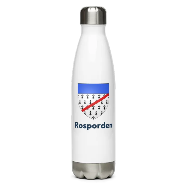 Gourde inox blason de Rosporden