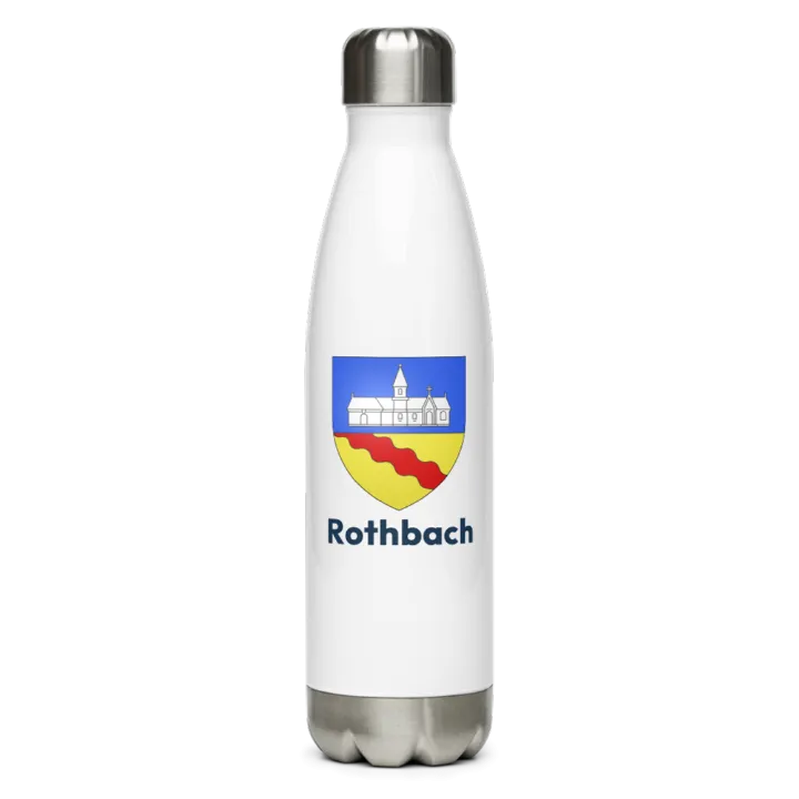 Gourde inox blason de Rothbach