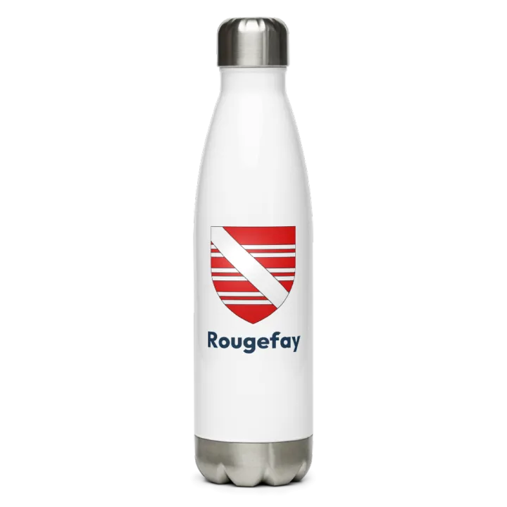 Gourde inox blason de Rougefay