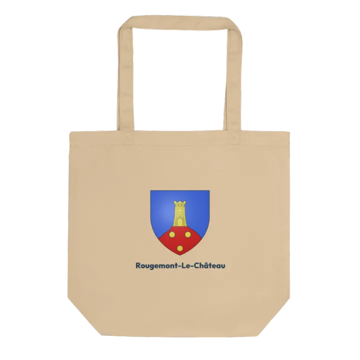 Tote bag coton bio — blason de Rougemont-le-Château