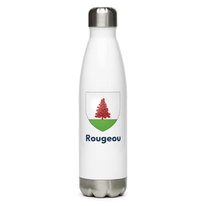 Gourde inox blason de Rougeou